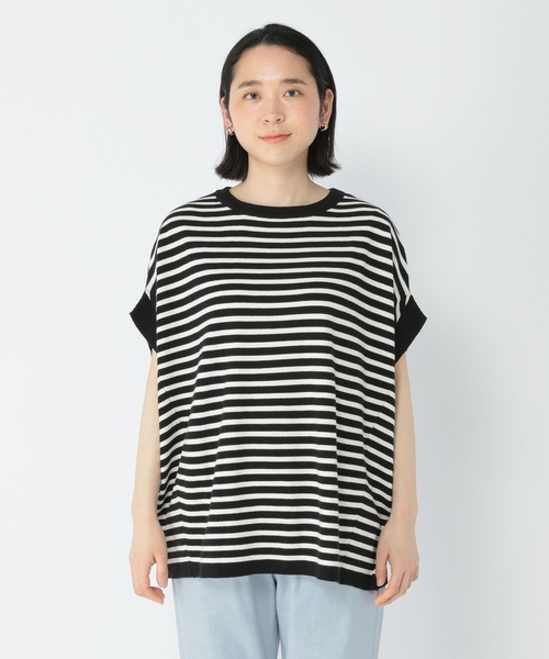 studio CLIP（スタディオクリップ）の「14ゲージドルマンニットプルオーバー（ニット/セーター・レディース・ブラック/カーキ/ブルー・FREE）」の7枚目の写真