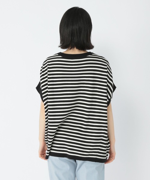 studio CLIP（スタディオクリップ）の「14ゲージドルマンニットプルオーバー（ニット/セーター・レディース・ブラック/カーキ/ブルー・FREE）」の9枚目の写真