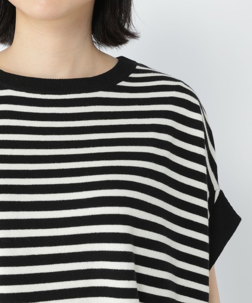 studio CLIP（スタディオクリップ）の「14ゲージドルマンニットプルオーバー（ニット/セーター・レディース・ブラック/カーキ/ブルー・FREE）」の10枚目の写真