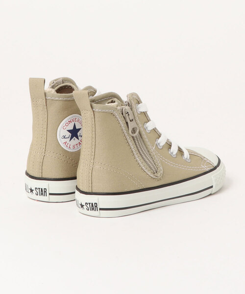 CONVERSE（コンバース）の「converse コンバース CHILD ALL STAR N COLORS Z HI キッズスニーカー(チャイルドオールスターNカラーズZHI) 3SC532（スニーカー・キッズ・ベージュ・22.0cm/17.0cm/18.0cm/19.0cm/20.0cm/21.0cm/16.0cm/15.0cm）」の2枚目の写真