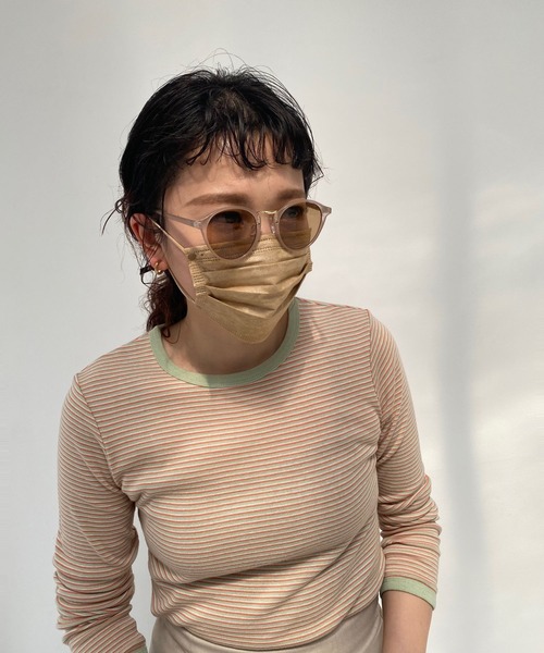 Me%（ミィパーセント）の「ライトカラーサングラス（サングラス・レディース・ブラック/ベージュ・FREE）」の19枚目の写真