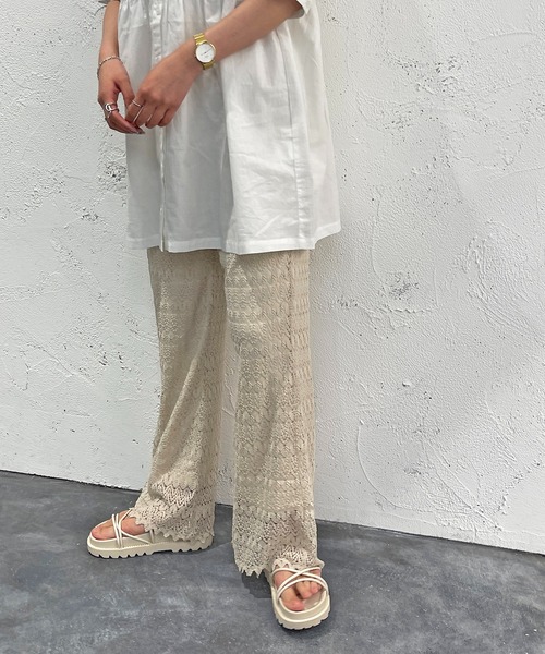 apres jour mignon(アプレジュールミニョン)の「レースパンツ【ZOZOTOWN限定アイテム】(その他パンツ・レディース・アイボリー/ブラック・SMALL/MEDIUM/X-LARGE)」の5枚目の写真