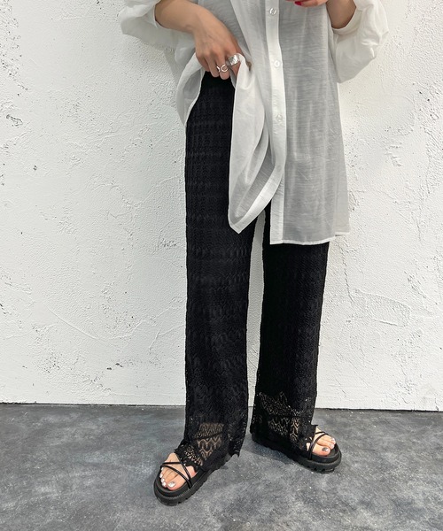 apres jour mignon(アプレジュールミニョン)の「レースパンツ【ZOZOTOWN限定アイテム】(その他パンツ・レディース・アイボリー/ブラック・SMALL/MEDIUM/X-LARGE)」の10枚目の写真