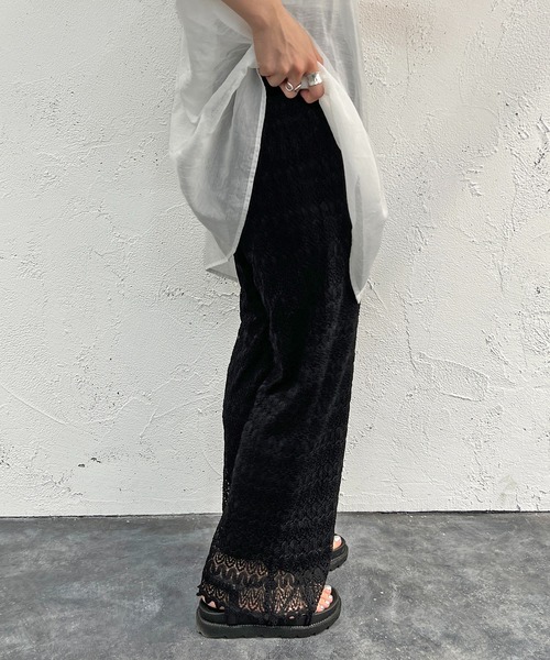 apres jour mignon(アプレジュールミニョン)の「レースパンツ【ZOZOTOWN限定アイテム】(その他パンツ・レディース・アイボリー/ブラック・SMALL/MEDIUM/X-LARGE)」の12枚目の写真