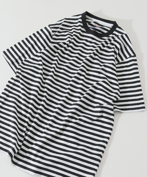 B.C STOCK(ベーセーストック)の「L/W OE S/S C/N-T(Tシャツ/カットソー・メンズ・ホワイト/ブラック/カーキ/ホワイト系その他/ブルー系その他/ラスタ・MEDIUM/LARGE/X-LARGE)」の3枚目の写真