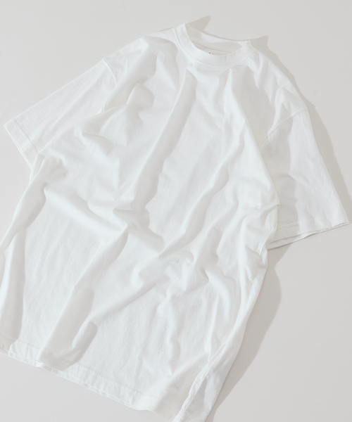 B.C STOCK(ベーセーストック)の「L/W OE S/S C/N-T(Tシャツ/カットソー・メンズ・ホワイト/ブラック/カーキ/ホワイト系その他/ブルー系その他/ラスタ・MEDIUM/LARGE/X-LARGE)」の2枚目の写真