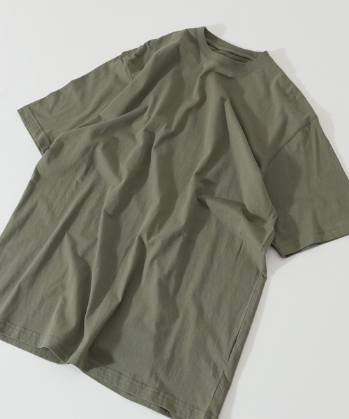 B.C STOCK(ベーセーストック)の「L/W OE S/S C/N-T(Tシャツ/カットソー・メンズ・ホワイト/ブラック/カーキ/ホワイト系その他/ブルー系その他/ラスタ・MEDIUM/LARGE/X-LARGE)」の4枚目の写真