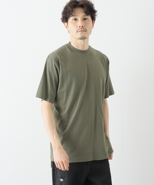 B.C STOCK(ベーセーストック)の「L/W OE S/S C/N-T(Tシャツ/カットソー・メンズ・ホワイト/ブラック/カーキ/ホワイト系その他/ブルー系その他/ラスタ・MEDIUM/LARGE/X-LARGE)」の9枚目の写真