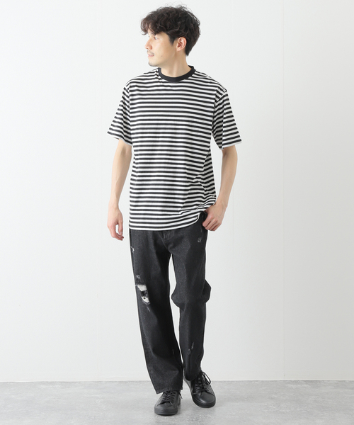 B.C STOCK(ベーセーストック)の「L/W OE S/S C/N-T(Tシャツ/カットソー・メンズ・ホワイト/ブラック/カーキ/ホワイト系その他/ブルー系その他/ラスタ・MEDIUM/LARGE/X-LARGE)」の12枚目の写真