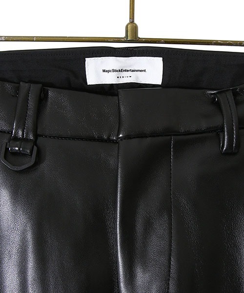 MAGIC STICK（マジックスティック）の「MAGIC STICK / マジックスティック：Synthetic Leather Pants：21AW-MS10-027[WAX]（その他パンツ・メンズ・ブラック・L）」の11枚目の写真