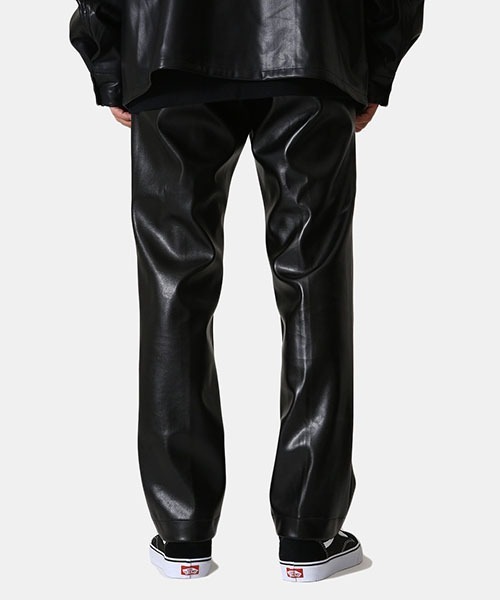 MAGIC STICK（マジックスティック）の「MAGIC STICK / マジックスティック：Synthetic Leather Pants：21AW-MS10-027[WAX]（その他パンツ・メンズ・ブラック・L）」の3枚目の写真