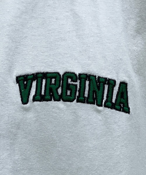 kutir(クティール)の「ワンポイント配色刺繍ロゴビッグTシャツ(Tシャツ/カットソー・メンズ・ブラック/オフホワイト/グリーン・MEDIUM/LARGE)」の11枚目の写真
