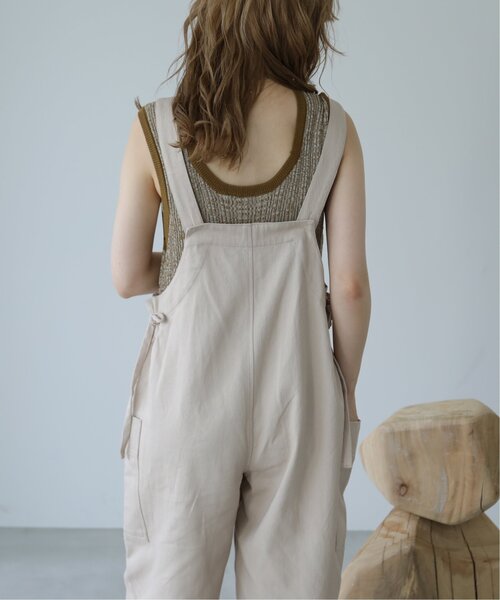 RAY CASSIN(レイカズン)の「前後2wayメランジノ-スリニット(タンクトップ・レディース・グリーン/キャメル・FREE)」の5枚目の写真