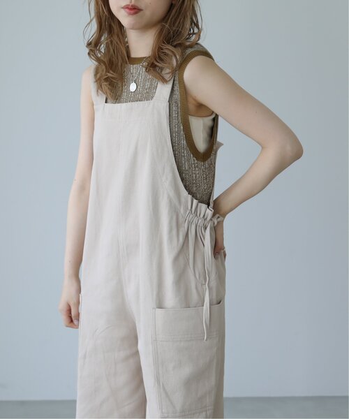 RAY CASSIN(レイカズン)の「前後2wayメランジノ-スリニット(タンクトップ・レディース・グリーン/キャメル・FREE)」の6枚目の写真