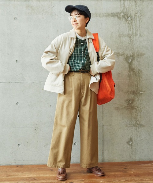 PAR ICI（パーリッシィ）の「8Wコーデュロイ タブ付き中綿ブルゾン