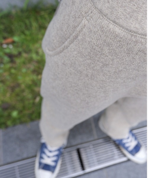BURLAP OUTFITTER(バーラップアウトフィッター)の「BURLAP OUTFITTER/バーラップアウトフィッター KNIT FREECE PATCHED PANT ニットフリースパッチパンツ(スウェットパンツ・レディース・オートミール・SMALL)」の9枚目の写真