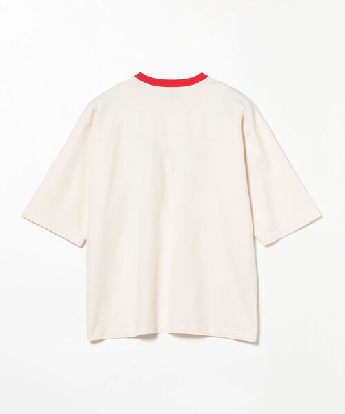 BEAMS（ビームス）の「BEAMS / ナンバリング フットボール Tシャツ（Tシャツ/カットソー・メンズ・ホワイト/ブラック/グリーン・M/L/XL/S）」の17枚目の写真