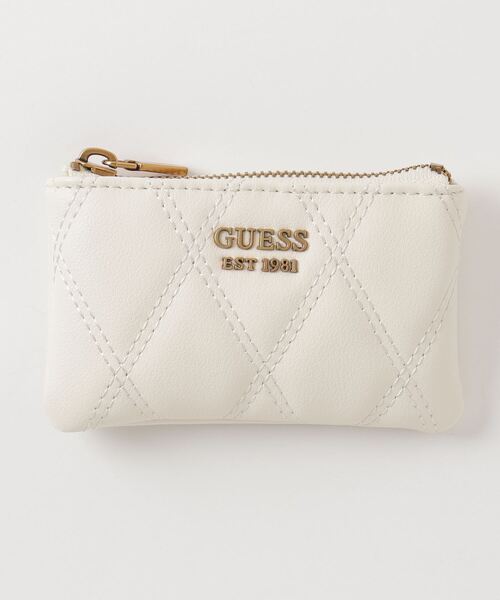 Guess（ゲス）の「TRIANA Zip Pouch（キーケース/キーアクセサリー・レディース・ブラック/ブルー/ライトグリーン/アイボリー・ONE SIZE）」の2枚目の写真