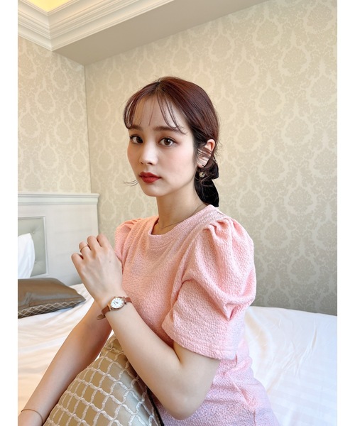 JUMELLE(ジュメロ)の「グロッシーリボンシュシュ(シュシュ・レディース・ブラック・FREE)」の9枚目の写真