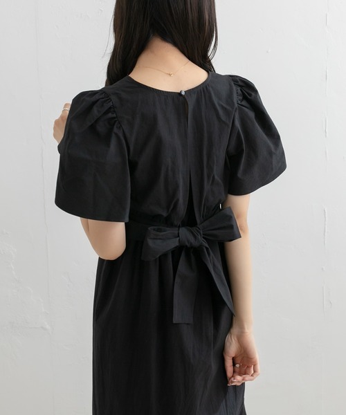 OLIVE des OLIVE（オリーブデオリーブ）の「後リボンブラウス+キャミワンピースSET（ワンピース・レディース・ブラック/ブラウン/ブルー・FREE）」の9枚目の写真