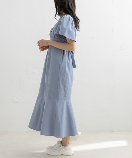 OLIVE des OLIVE（オリーブデオリーブ）の「後リボンブラウス+キャミワンピースSET（ワンピース・レディース・ブラック/ブラウン/ブルー・FREE）」の20枚目の写真