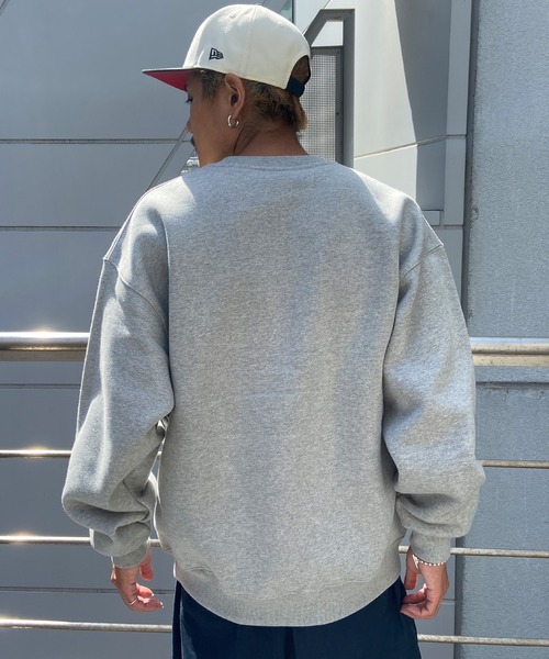 Champion(チャンピオン)の「CHAMPION/チャンピオン ワンポイントスウェット/裏起毛 ブランドロゴ アイコントレーナー/セットアップ対応 C3-W028(スウェット・メンズ・グレー/ブラック/ホワイト/レッド/ネイビー・L/M/XL)」の15枚目の写真