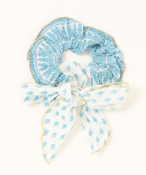 チャイハネ（チャイハネ）の「【チャイハネ】ハクリィリボンシュシュ（シュシュ・レディース・ホワイト/ブラック/パープル/ピンク/イエロー/ブルー/カーキ/レッド/オフホワイト・FREE）」の3枚目の写真