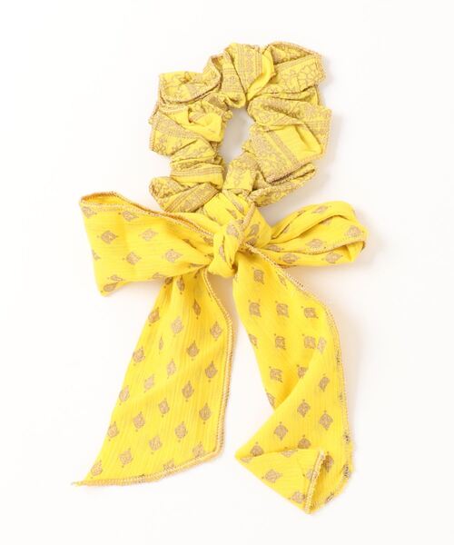 チャイハネ（チャイハネ）の「【チャイハネ】ハクリィリボンシュシュ（シュシュ・レディース・ホワイト/ブラック/パープル/ピンク/イエロー/ブルー/カーキ/レッド/オフホワイト・FREE）」の7枚目の写真