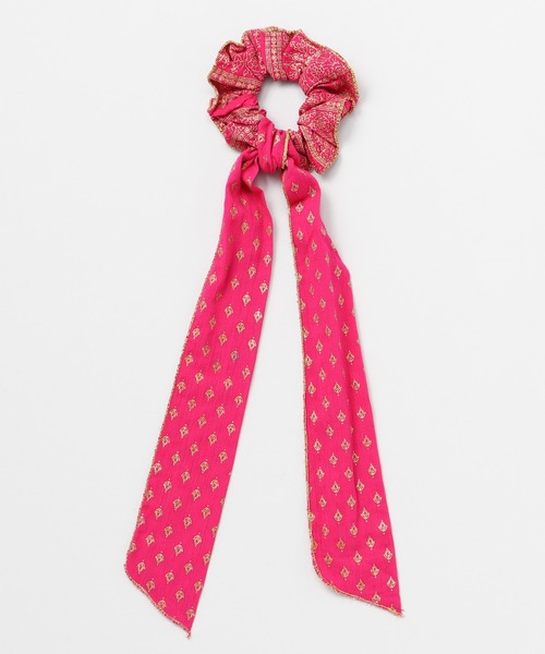 チャイハネ（チャイハネ）の「【チャイハネ】ハクリィリボンシュシュ（シュシュ・レディース・ホワイト/ブラック/パープル/ピンク/イエロー/ブルー/カーキ/レッド/オフホワイト・FREE）」の17枚目の写真