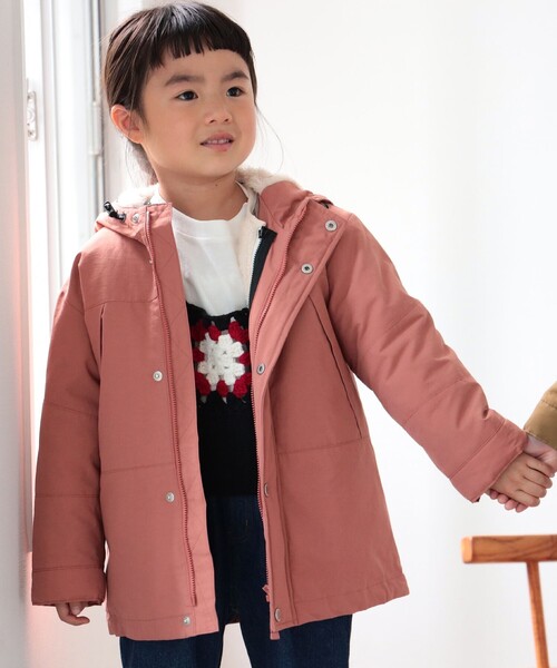 B:MING by BEAMS（ビーミングバイビームス）の「B:MING by BEAMS / 4WAY マウンテン ブルゾン（100～150cm）（ブルゾン・キッズ・ピンク/カーキ/モスグリーン・150/110/130/120/100/140）」の9枚目の写真