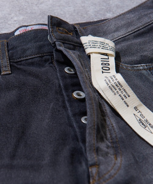 TOBILA（トビラ）の「11オンスデニムリメイク風Aラインスカート（デニムスカート・レディース・ブラック/インディゴブルー・M）」の17枚目の写真