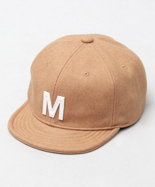 Basiquenti（ベーシックエンティ）の「アルファベットワッペン ウール アンパイアキャップ（キャップ・メンズ・ベージュ/ブラック/カーキ/ネイビー/ワイン・FREE）」の14枚目の写真