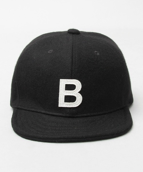 Basiquenti（ベーシックエンティ）の「アルファベットワッペン ウール アンパイアキャップ（キャップ・メンズ・ベージュ/ブラック/カーキ/ネイビー/ワイン・FREE）」の17枚目の写真