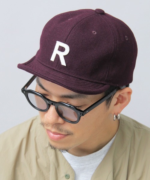 Basiquenti（ベーシックエンティ）の「アルファベットワッペン ウール アンパイアキャップ（キャップ・メンズ・ベージュ/ブラック/カーキ/ネイビー/ワイン・FREE）」の12枚目の写真