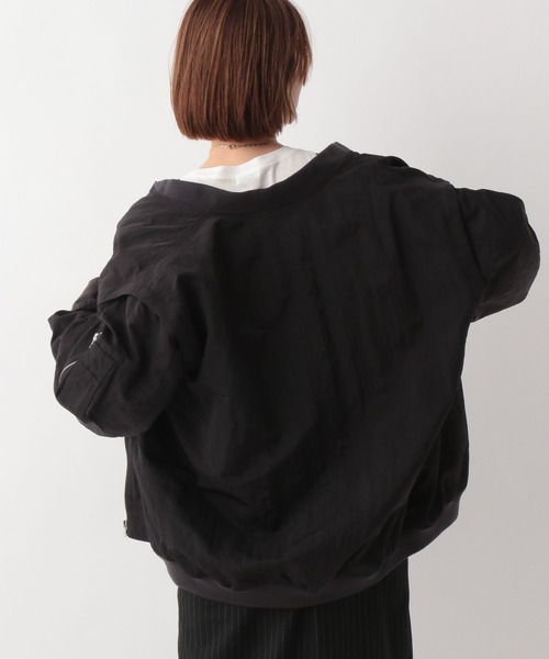 A part by（アパートバイ）の「2way MA-1ブルゾン　345710（MA-1・レディース・ベージュ系その他/カーキ/ブラック・FREE）」の16枚目の写真