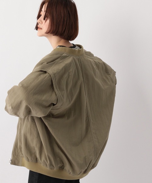 A part by（アパートバイ）の「2way MA-1ブルゾン　345710（MA-1・レディース・ベージュ系その他/カーキ/ブラック・FREE）」の22枚目の写真