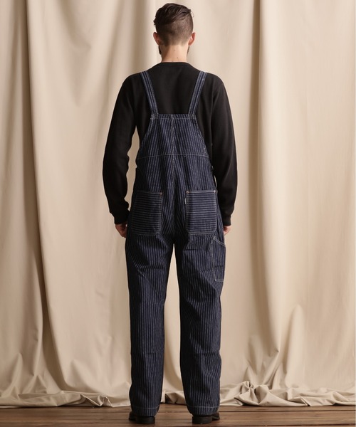 schott(ショット)の「【直営店限定】Schott/ショット/OLD HICKORY OVERALL/オールド ヒッコリー オーバーオール(サロペット/オーバーオール・メンズ・ブラック/その他4・M/L/XL)」の6枚目の写真