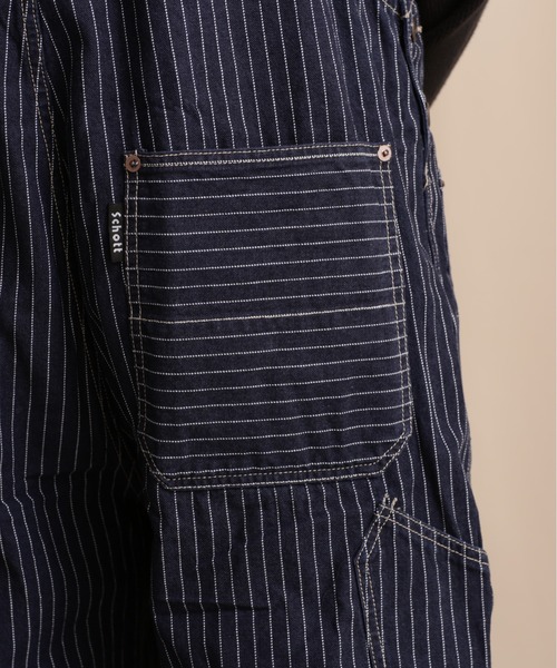 schott(ショット)の「【直営店限定】Schott/ショット/OLD HICKORY OVERALL/オールド ヒッコリー オーバーオール(サロペット/オーバーオール・メンズ・ブラック/その他4・M/L/XL)」の11枚目の写真