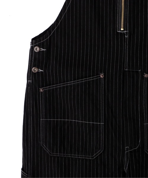 schott(ショット)の「【直営店限定】Schott/ショット/OLD HICKORY OVERALL/オールド ヒッコリー オーバーオール(サロペット/オーバーオール・メンズ・ブラック/その他4・M/L/XL)」の19枚目の写真