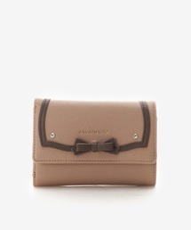 ソリッドリボン折財布