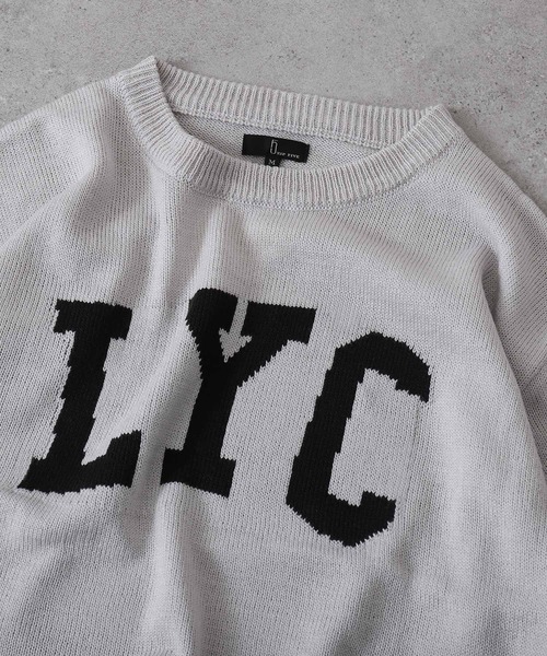 ZIP FIVE（ジップファイブ）の「【ZIP FIVE】ロゴクルーネックニットスウェット（ニット/セーター・レディース・ホワイト/ブラック/グレー・LARGE/MEDIUM/X-LARGE）」の21枚目の写真