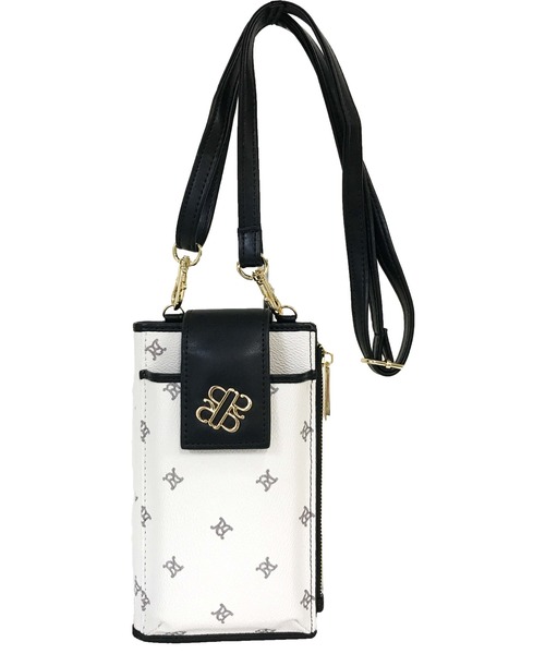 ROYAL PARTY(ロイヤルパーティー)の「ROYAL PARTY (ロイヤルパーティー) スマホショルダー モノグラム RPT-B083(ショルダーバッグ・レディース・ブラック/ベージュ/ブラウン・FREE)」の10枚目の写真