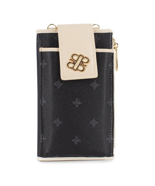 ROYAL PARTY(ロイヤルパーティー)の「ROYAL PARTY (ロイヤルパーティー) スマホショルダー モノグラム RPT-B083(ショルダーバッグ・レディース・ブラック/ベージュ/ブラウン・FREE)」の13枚目の写真