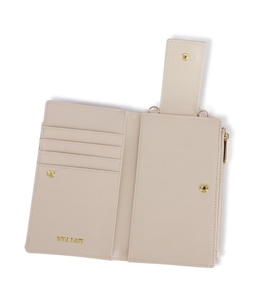 ROYAL PARTY(ロイヤルパーティー)の「ROYAL PARTY (ロイヤルパーティー) スマホショルダー モノグラム RPT-B083(ショルダーバッグ・レディース・ブラック/ベージュ/ブラウン・FREE)」の17枚目の写真
