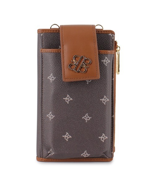 ROYAL PARTY(ロイヤルパーティー)の「ROYAL PARTY (ロイヤルパーティー) スマホショルダー モノグラム RPT-B083(ショルダーバッグ・レディース・ブラック/ベージュ/ブラウン・FREE)」の19枚目の写真