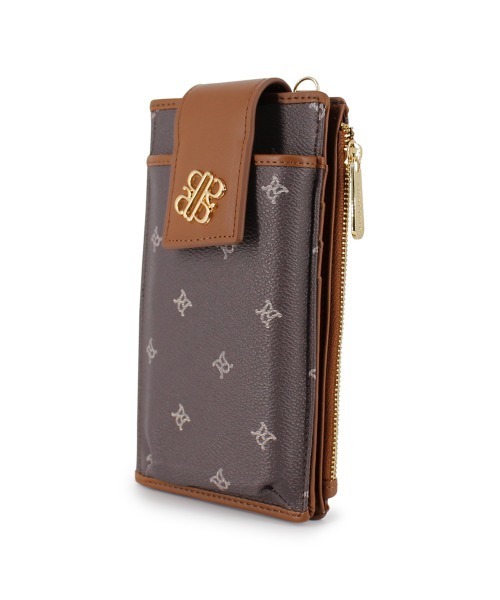 ROYAL PARTY(ロイヤルパーティー)の「ROYAL PARTY (ロイヤルパーティー) スマホショルダー モノグラム RPT-B083(ショルダーバッグ・レディース・ブラック/ベージュ/ブラウン・FREE)」の21枚目の写真