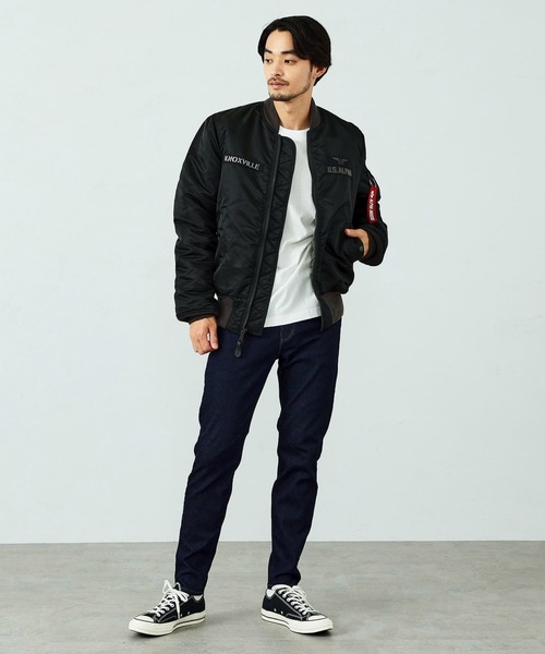 ALPHA（アルファ）の「AIR CREW MA-1 Japanスペック / ワッペンモデル