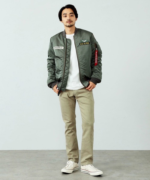 ALPHA（アルファ）の「AIR CREW MA-1 Japanスペック / ワッペンモデル