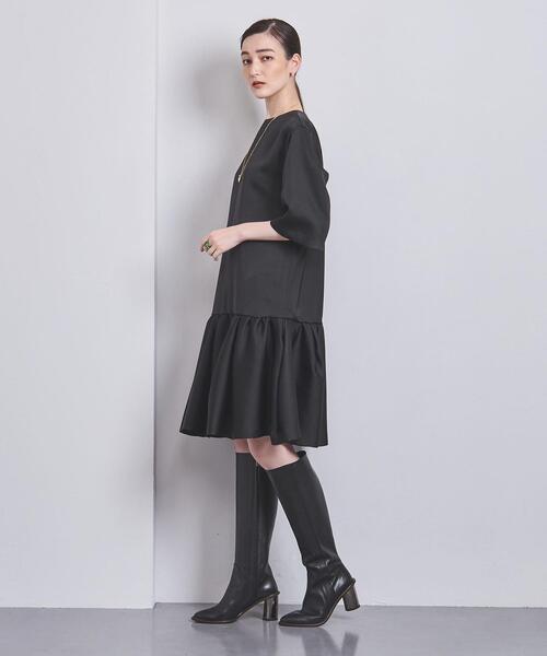 FLICKA(フリッカ)の「【別注】<FLICKA>SWICH GATH ワンピース(ワンピース・レディース・ピンク/ブラック・FREE)」の2枚目の写真