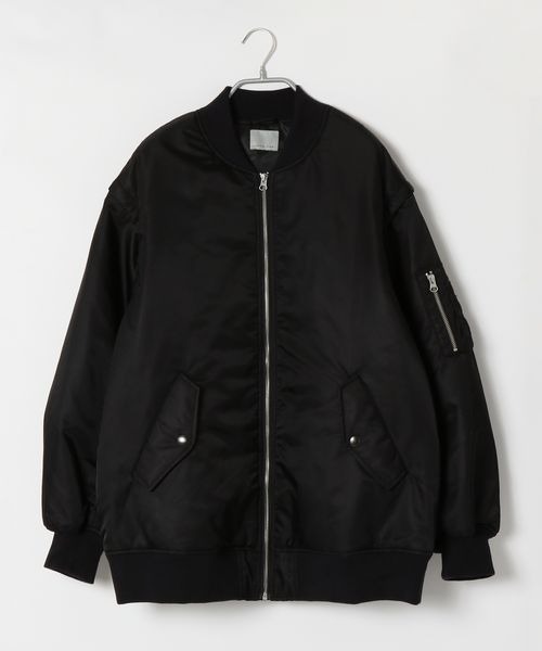 LOWRYS FARM（ローリーズファーム）の「２ＷＡＹＢＩＧＭＡ－１　343187（MA-1・メンズ・ブラック/ベージュ/カーキ・MEDIUM/LARGE）」の21枚目の写真